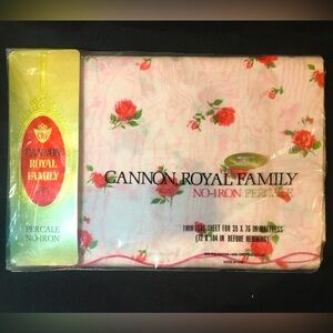 VTG Cannon Royal Family Twin Flat Sheet